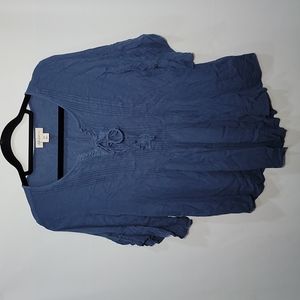 Style & co blue blouse (M)